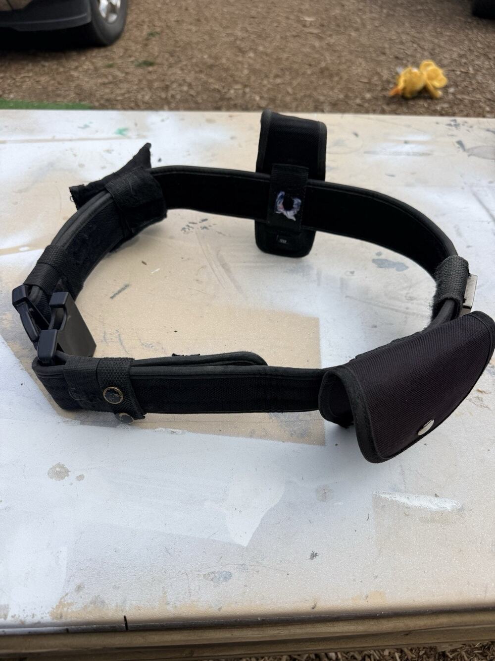 Tactical Duty Belt With 3 Attachments Adjustable Up To 40 Inch Waist